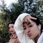 Leilani and her friend "deuces"