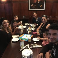 Leilani with Family and her "too cool for pictures" face
